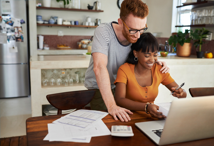A couple rebalances their portfolio.