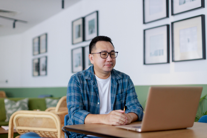 A man creating a trust for his family after considering different options.
