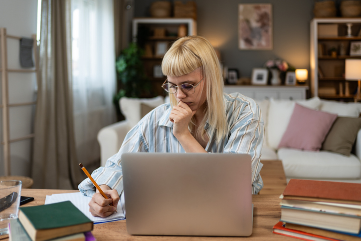 An investor considering different options to manage her cash investments.