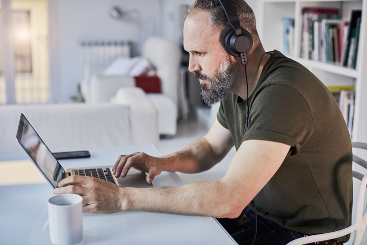 An investor reviews company financial statements to determine the risk of overcapitalization.