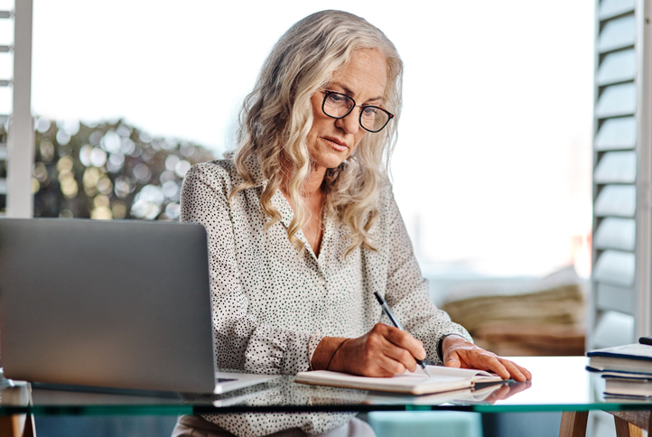 A woman makes changes to her estate plan.