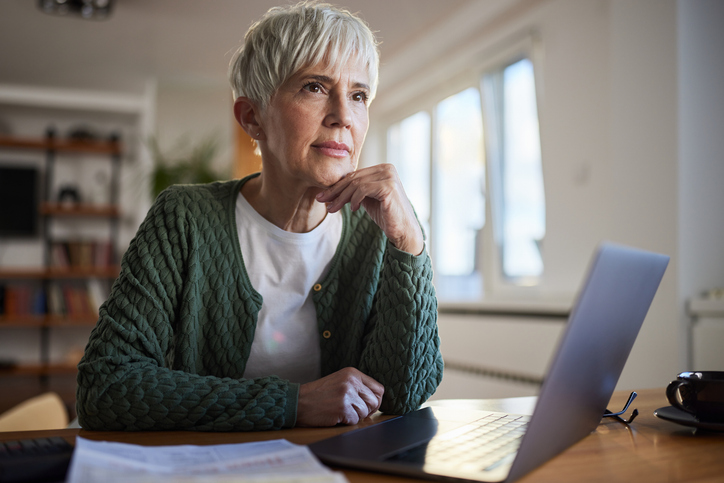 A retiree thinking about what to prioritize in her investment portfolio at age 75.
