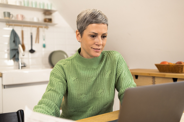 A woman researching what qualifies for a portfolio interest exemption.