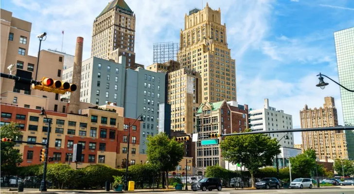 buildings in downtown newark