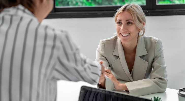 An investor meeting with a financial advisor to discuss their investment portfolio.