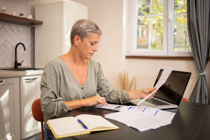 A taxpayer claiming the mortgage interest credit.