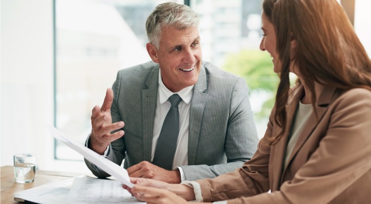 Advisors discussing how to brand their firm.