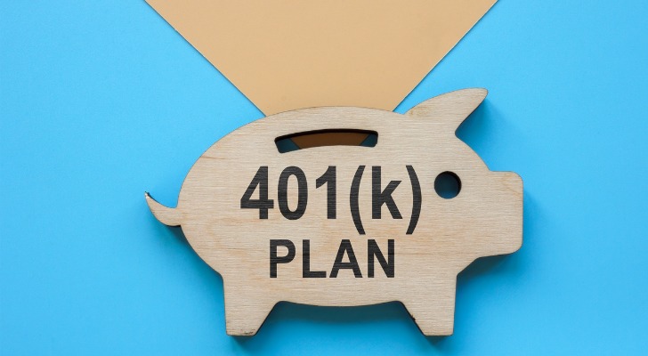 A piggy bank representing a 401(k) plan.
