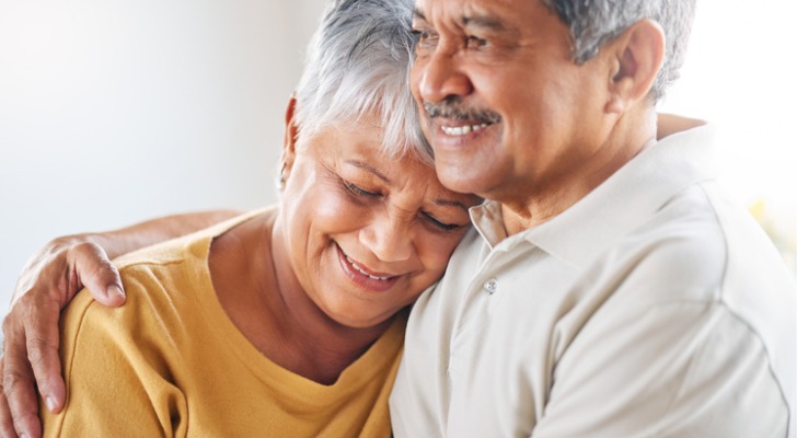 A senior couple enjoying their retirement.